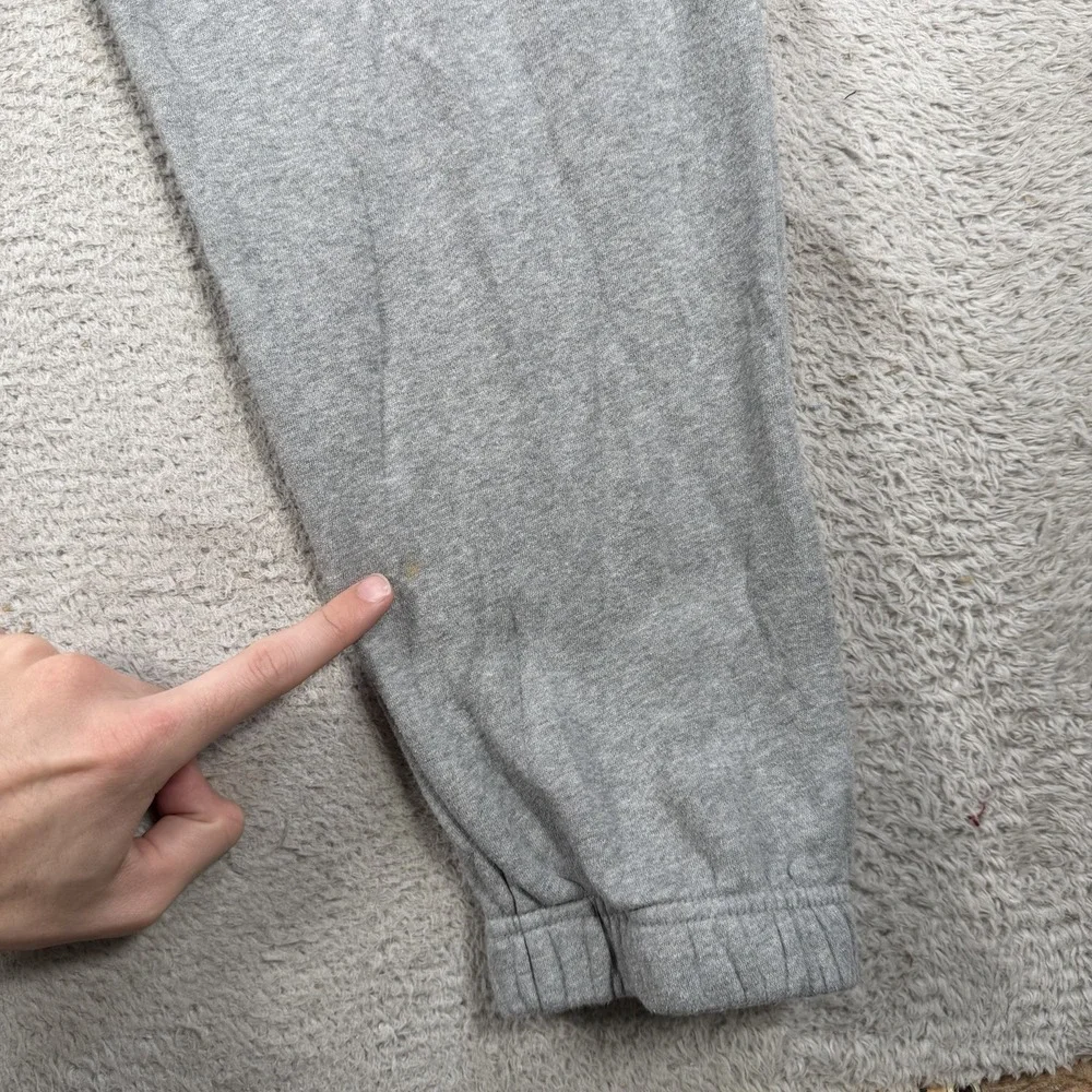 Nike Sweatpants Mens 2XL Grey Sportswear Club Fleece Drawstring Gym Joggers